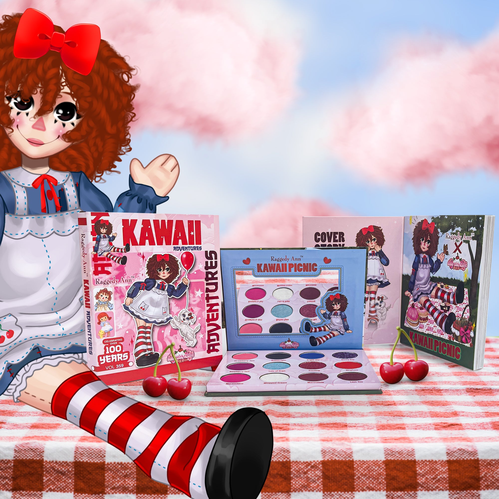 Raggedy Ann Kawaii Picnic Palette